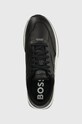 BOSS sneakersy skórzane Kurt czarny 50502902.001