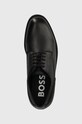 BOSS półbuty skórzane Baird czarny 50503445.001