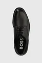 чорний Шкіряні туфлі BOSS Baird