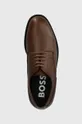 коричневый Кожаные туфли BOSS Baird