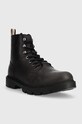 Шкіряні черевики BOSS Adley 50503540.001 чорний AW23