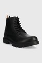 Kožené boty BOSS Adley 50510992.001 černá AW23