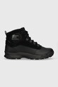 Δερμάτινα παπούτσια Sorel BUXTON LITE LACE WP υφασμάτινο μαύρο 2047401010