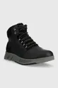 Δερμάτινα παπούτσια Sorel MAC HILL LITE MID WP μαύρο