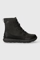 Sorel buty skórzane EXPLORER NEXT BOOT WP 10 skóra zamszowa czarny 2058921010