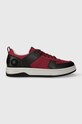 HUGO sneakersy Kilian tekstylny bordowy 50503032.640