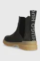 HUGO magasszárú cipő velúrból Ryan Szár: textil, természetes bőr Belseje: textil Talp: szintetikus anyag