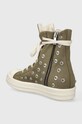 Obuwie Rick Owens trampki DU02C5800.DOES2.2511 zielony