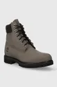 Čizme od brušene kože Timberland 6in Premium Boot siva
