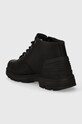 Încălțăminte CAT Footwear pantofi de piele intoarsa LEVERAGE P725150 negru