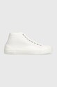 A.P.C. trampki skórzane biały COGFH.M56107