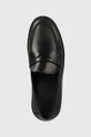 black A.P.C. leather loafers MOCASSINS CLEM 2.0