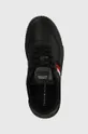 μαύρο Δερμάτινα αθλητικά παπούτσια Tommy Hilfiger SUPERCUP LEATHER STR