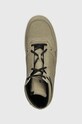 A-COLD-WALL* sneakersy zamszowe LUOL HI TOP zielony ACWUF085A