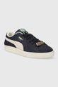 Puma sneakers din piele întoarsă 393167 bleumarin AW23