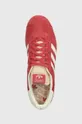 rosu adidas Originals sneakers din piele întoarsă Gazelle