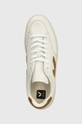 white Veja leather sneakers V-12