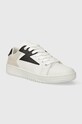 Neil Barett sneakersy skórzane DURAN PBCT375B.V9002.9867 biały AW23