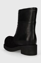 Кожаные ботинки MM6 Maison Margiela Ankle Boot чёрный S66WU0109