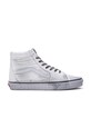Tenisky Vans SK8-HI Stressed semišová koža biela VN0007NSWWW1
