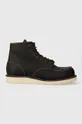 black Red Wing leather shoes 6-INCH Classic Moc Toe Men’s