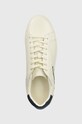 Michael Kors sneakers din piele Keating bej 42R4KEFS6L.407