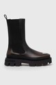Шкіряні черевики MISBHV The 2000 Chelsea Boot текстильний коричневий 231BM103