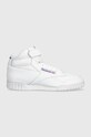 Reebok sneakersy skórzane EX-O-FIT Hi skóra powlekana biały 100000108