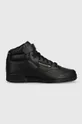 black Reebok leather sneakers EX-O-FIT HI Men’s