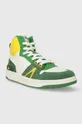 Lacoste sneakers in pelle L001 Leather Colorblock High-Top verde