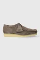 maro Clarks Originals pantofi de piele întoarsă Wallabee De bărbați