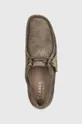 maro Clarks Originals pantofi de piele întoarsă Wallabee
