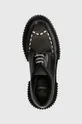 black ADIEU leather shoes Adieu x Undercover