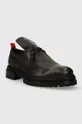 424 scarpe in pelle nero