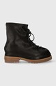 424 buty skórzane skóra licowa czarny 35424Q06.236572