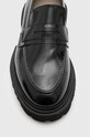 Δερμάτινα κλειστά παπούτσια AllSaints Vinni MF534Z μαύρο
