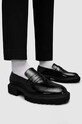AllSaints półbuty skórzane Vinni MF534Z