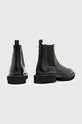 Παπούτσια Δερμάτινα κλειστά παπούτσια AllSaints Vince MF555Z μαύρο