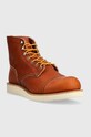 Шкіряні черевики Red Wing Iron Ranger Traction Tred 8089 коричневий AW23