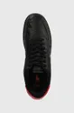 μαύρο Δερμάτινα αθλητικά παπούτσια Polo Ralph Lauren Masters CRT