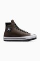 Kožené kecky Converse Chuck Taylor AS City Trek Waterproof hnědá A05576C