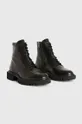 Kožená obuv AllSaints Vaughan Boot čierna