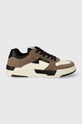 Gant sneakers din piele Brookpal piele întoarsă maro 27633203.G135