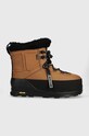 Зимові чоботи UGG Shasta Boot Mid лицьова шкіра коричневий 1145311.CHE