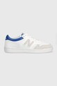 Tenisky New Balance BB480LKC usňová koža biela BB480LKC
