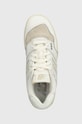 Kožené tenisky New Balance BB550PWG biela BB550PWG