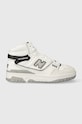 New Balance sneakersy BB650RWH tekstylny biały BB650RWH