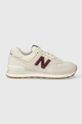 New Balance sneakersy U574NOW imitacja skóry licowej szary U574NOW