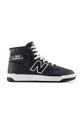 Δερμάτινα αθλητικά παπούτσια New Balance BB480COB υφασμάτινο μαύρο BB480COB