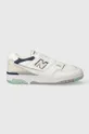 biały New Balance sneakersy skórzane BB550WCA Unisex